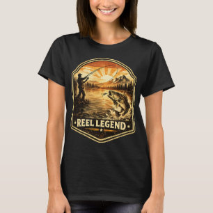 REEL LEGEND Vintage-Angler-T-Shirt T-Shirt