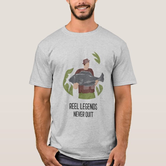 Reel Legenden nie aufhören T-Shirt (Vorderseite)