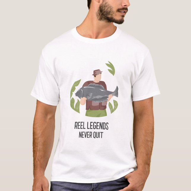Reel Legends beenden Shirt nie (Vorderseite)
