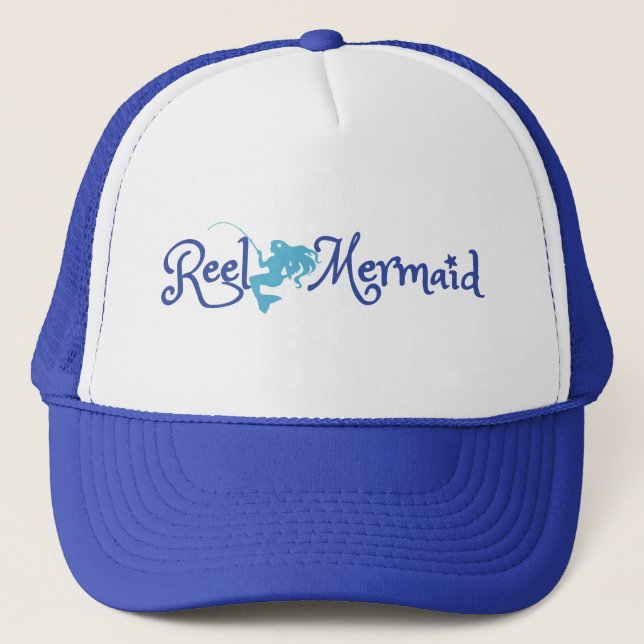Reel Mermaid Trucker Hat Truckerkappe (Vorderseite)