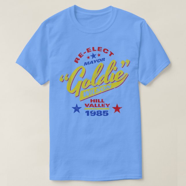 Reelect Mayor Goldie Wilson T-Shirt (Design vorne)