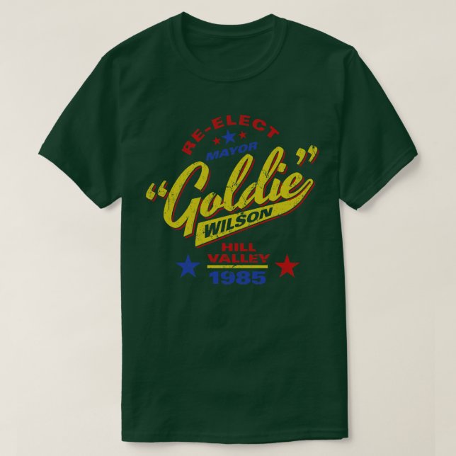 Reelect Mayor Goldie Wilson T-Shirt (Design vorne)