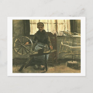 Reeling Yarn (F1139) Van Gogh Fine Art Postkarte