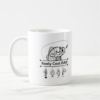"Reely Cool Dad" Fishing Mug Kaffeetasse