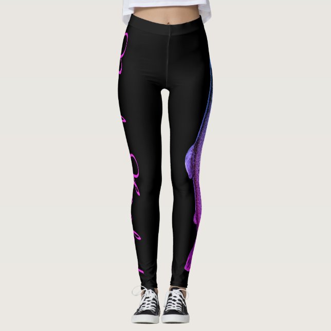 Reely Hooked (bei der Fischerei) Leggings (Vorderseite)