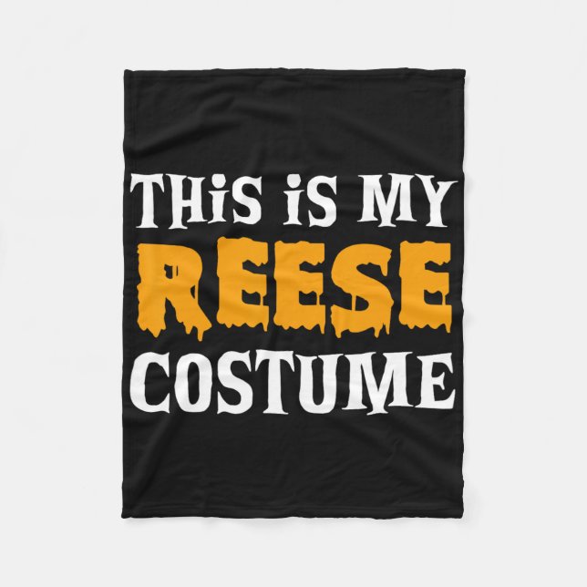 Reese Halloween Personalisiert Costume Funny Fleecedecke (Vorderseite)