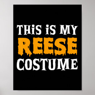 Reese Halloween Personalisiert Costume Funny Poster