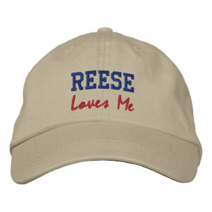 Reese Lieben Me bestickt Name Hat / Cap Bestickte Kappe