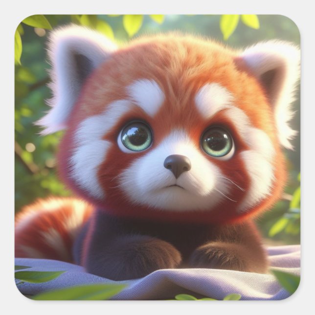 ‚Reese‘ Quadratischer Aufkleber (Vorderseite)