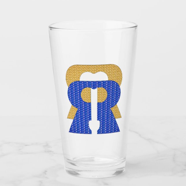 Reese Rideout Blue & Gold Glas (Vorderseite)