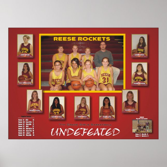 Reese Rockets 2007 Poster (Vorne)