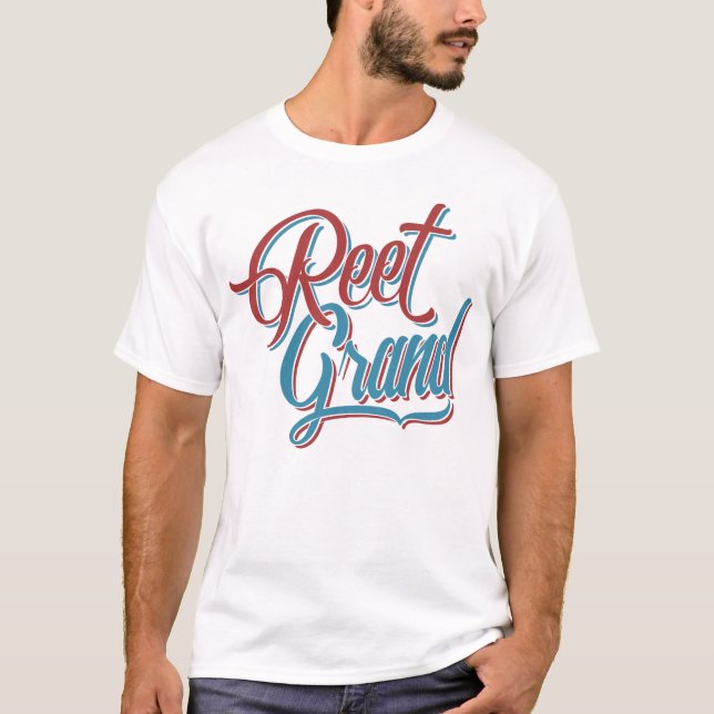 Reet Grand Yorkshire England Slang Dialect T-Shirt (Vorderseite)