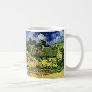 Reetgedeckte Cottages, Cordeville von Vincent van Kaffeetasse
