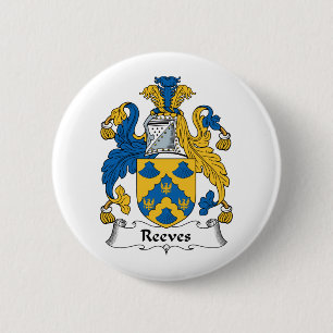 Reeves-Familienwappen Button