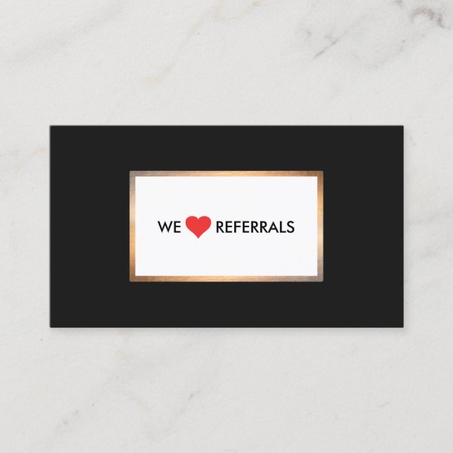 Referat "Red Heart Customer Appreciation" 2 Empfehlungskarte (Vorderseite)