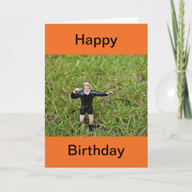 Referee Soccer/Football Happy Birthday Card Karte (Vorderseite)
