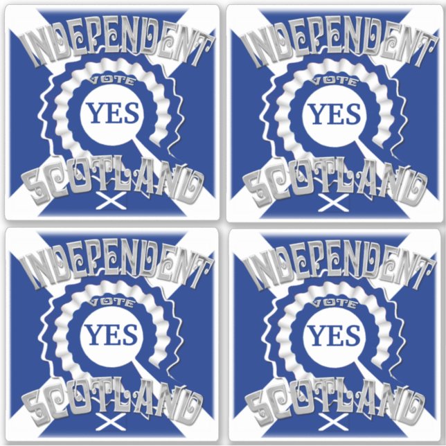 Referendum über die schottische Unabhängigkeit Aufkleber (Vorderseite)