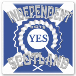 Referendum über die schottische Unabhängigkeit Aufkleber