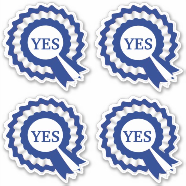 Referendum über die schottische Unabhängigkeit Ros Aufkleber (Vorderseite)