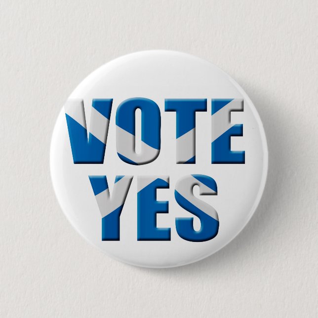 Referendum über die Unabhängigkeit Schottlands - J Button (Vorderseite)