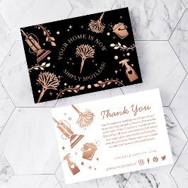 Referendumshilfe & Hausreinigungswerkzeuge/-liefer Begleitkarte