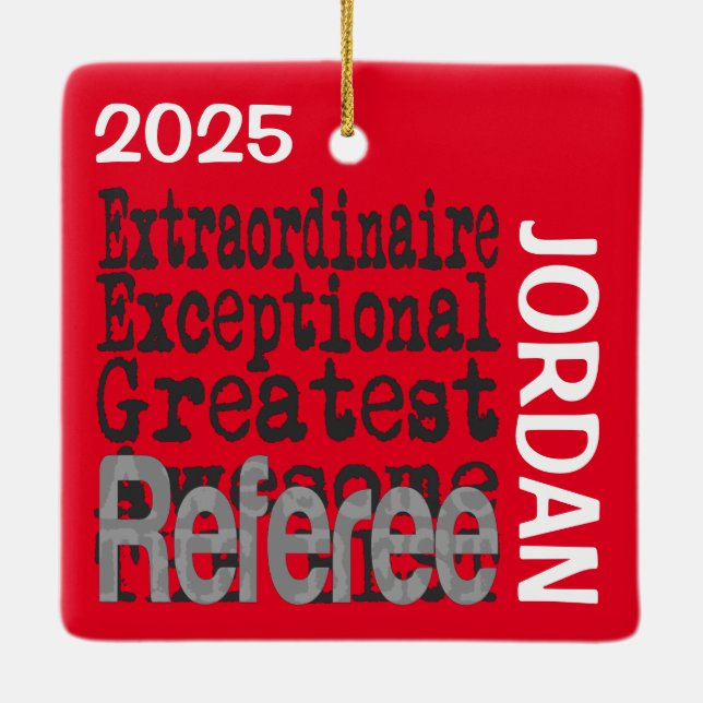 Referent Extraordinaire CUSTOM Keramikornament (Rückseite)