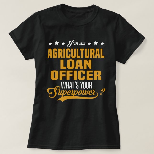 Referent für Agrarkredite T-Shirt (Design vorne)