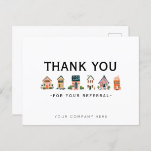 Referenzen Real Anwesen Marketing Vielen Dank  Postkarte