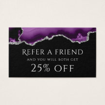 Referenzkarte für lila Silber-Age