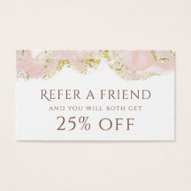 Referenzkarte für rosa Marmorierung