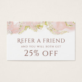 Referenzkarte für rosa Marmorierung