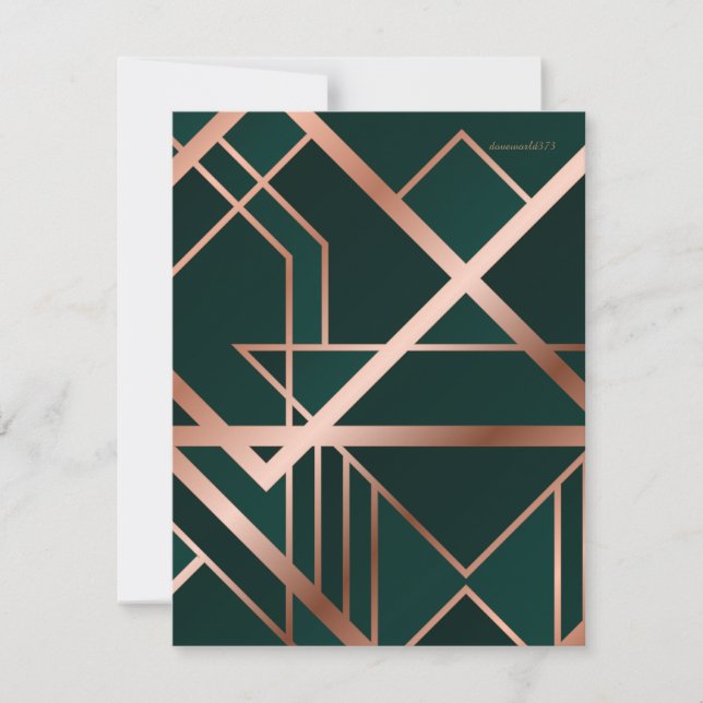 Referenzkarte Grün Dankeskarte (Vorderseite)