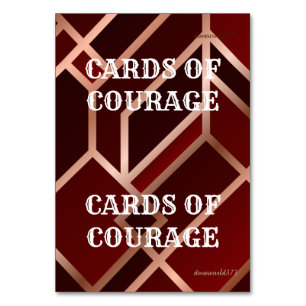 Referenzkarten für das Spiel Tischnummer