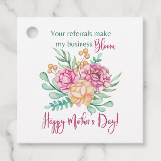 Referrals zur Blume von Business Mother Day Bloom  Geschenkanhänger