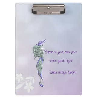 Refined calm spiral clipboard  klemmbrett