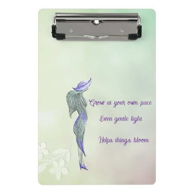 Refined calm spiral notebook  mini klemmbrett (Vorderseite)