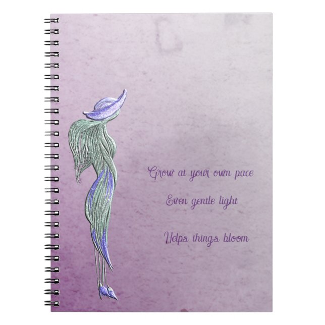 Refined calm spiral notebook  notizblock (Vorderseite)