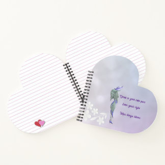 Refined calm spiral notebook  notizbuch