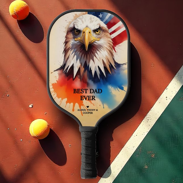 Refined Modern & Elegant Patriotic Eagle Pickleball Schläger (Refined Modern & Elegant Patriotic Eagle Pickleball Paddle. )