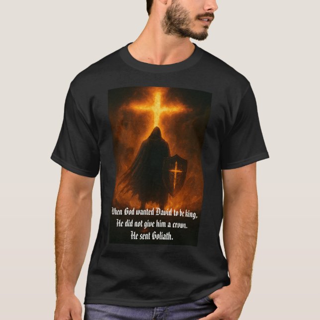 🔥 Refined to Reign – Faith-Forged Tee (Vorderseite)