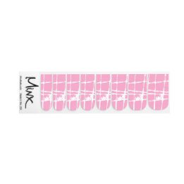 Refined White Light Grunge Modern Dirty Mesh Minx Nagelkunst