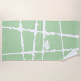 Refined White Light Grunge Modern Dirty Mesh Strandtuch