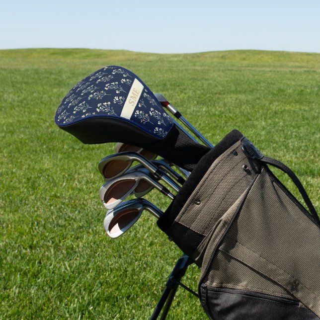 Refined Wildflower Monogram –  Golf Headcover (In SItu)