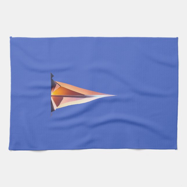 Reflect — Minimalistisches Logo-Design im hellen T Geschirrtuch (Horizontal)