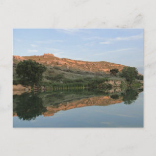 REFLECTION am Lake Scott Staat Park Kansas Postkarte