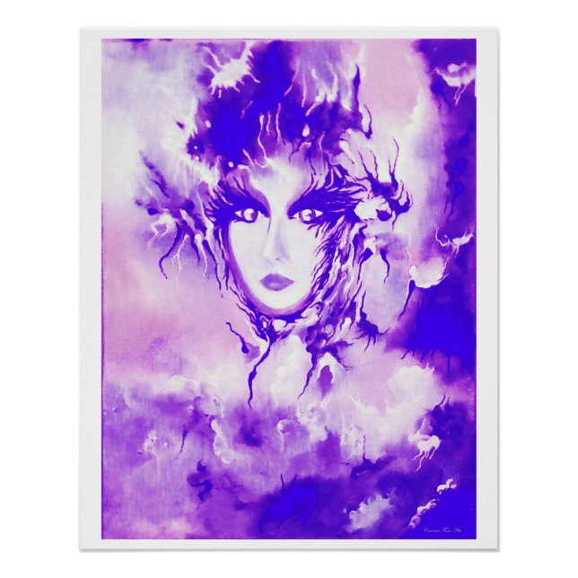 "Reflection Aphrodite", Glossy Poster (Vorderseite)