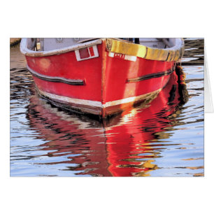 Reflection auf Red Boat