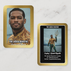 Reflections Gold Cosplay Coscard Visitenkarte