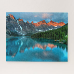 Reflections Moraine Lake Banff National Park Puzzle