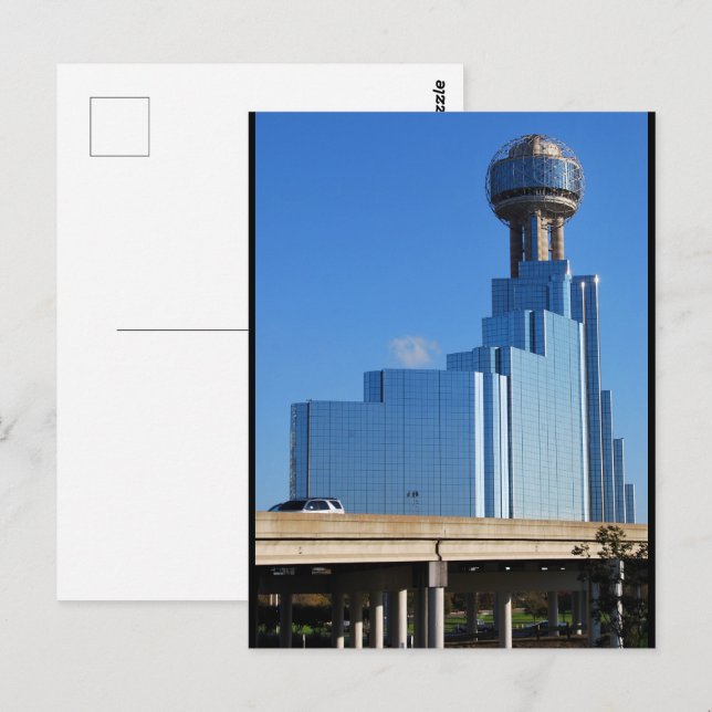 Reflections of Dallas Postkarte (Vorne/Hinten)